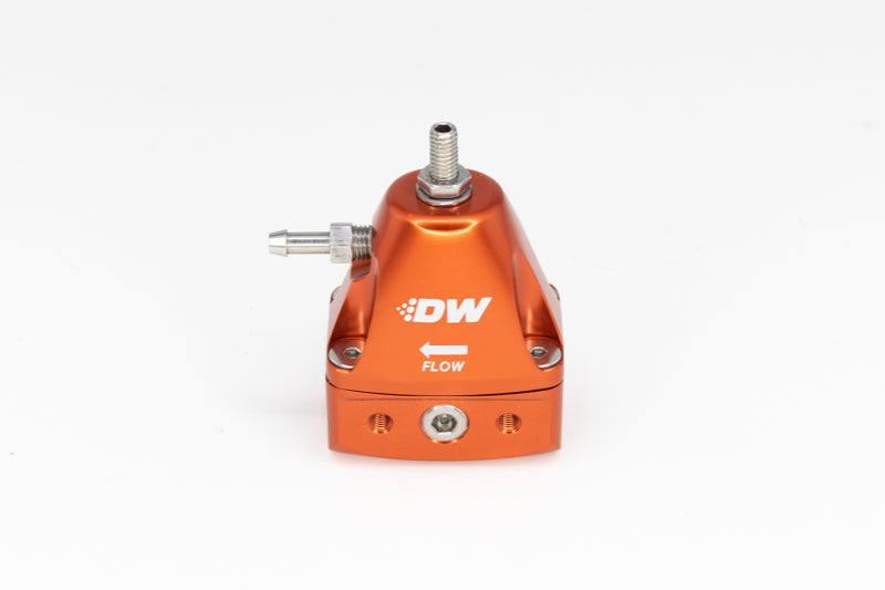 DeatschWerks DWR1000iL In-Line Adjustable Fuel Pressure Regulator - Orange 6-1001-FRO