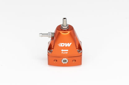 DeatschWerks DWR1000iL In-Line Adjustable Fuel Pressure Regulator - Orange 6-1001-FRO