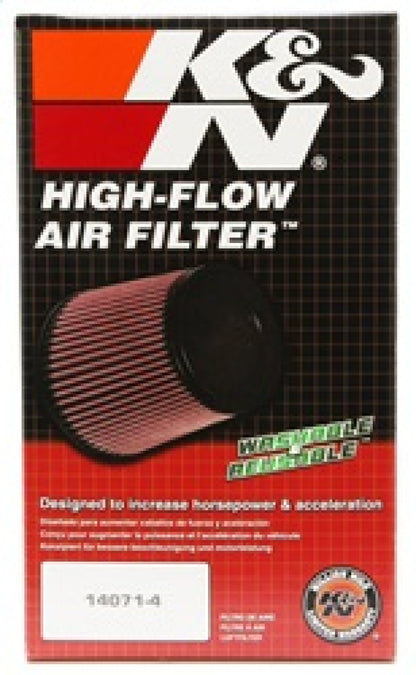 K&N Round Tapered Universal Air Filter 3.5in Flange ID / 5.75in Base OD / 3.75in Top OD / 6in H RF-1031