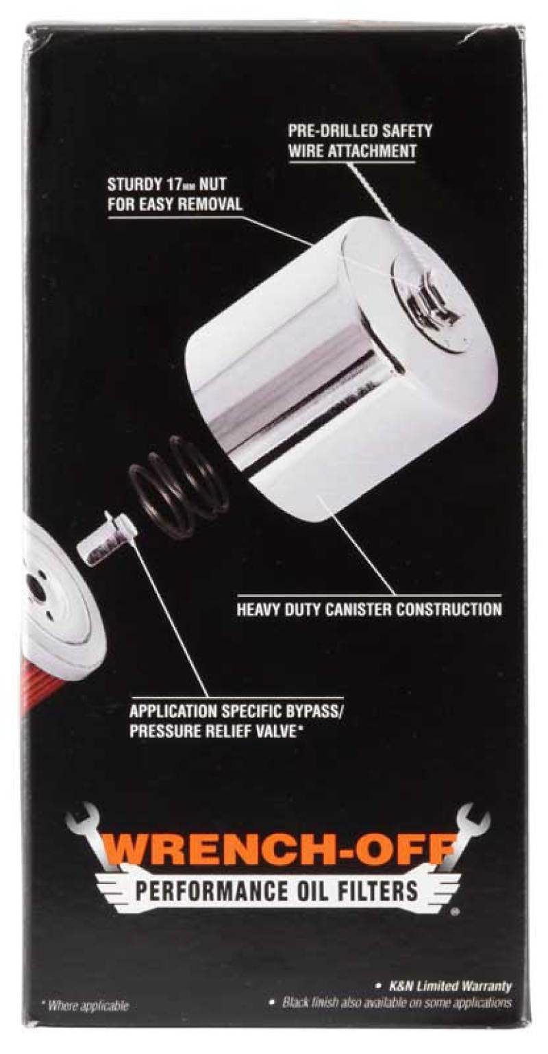 K&N Oil Filter 80-98 Harley Davidson FXB/FXD?FXDB/FXDC/FXDL/FXDS/FXDWG - 3in OD x 5.969in Height KN-173C