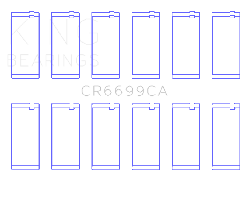 King CA-Series Rod Bearings CR6699CA