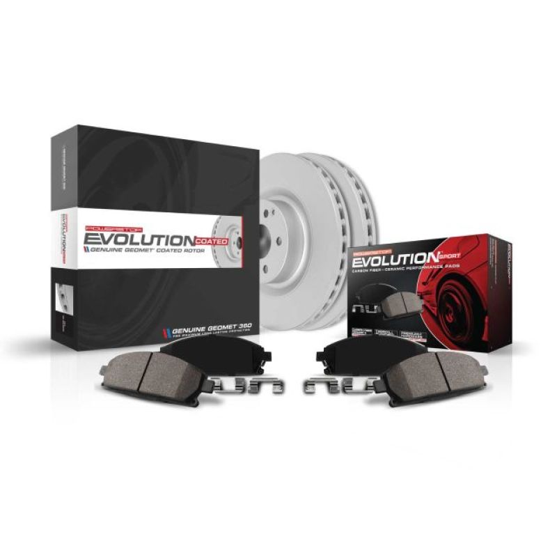 Power Stop Z23 Evolution Sport GEOMET Coated Brake Kits CRK503