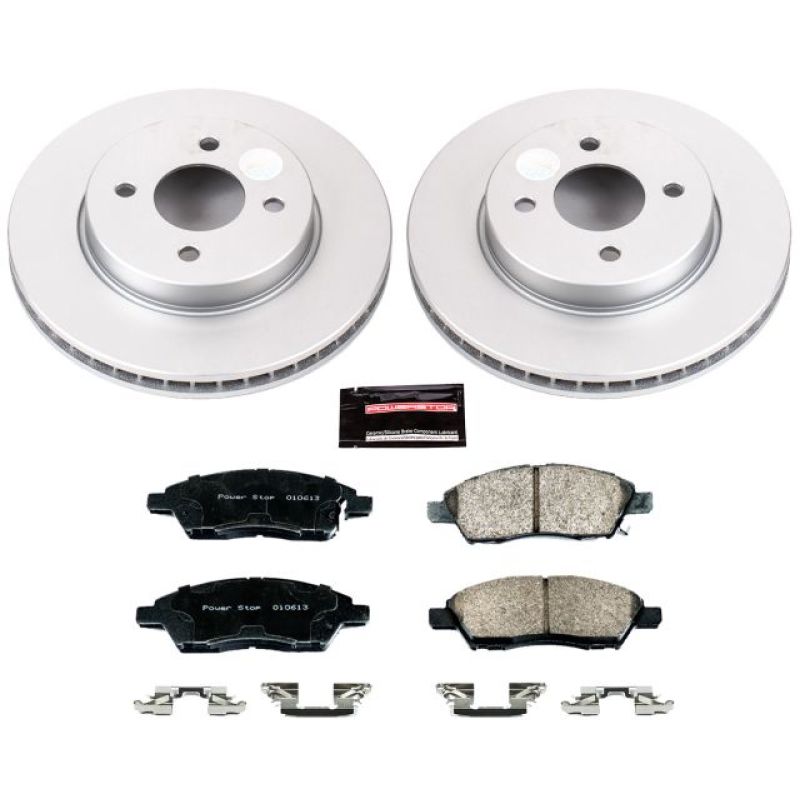 Power Stop Z17 Evolution Plus GEOMET Coated Brake Kits CRK6096