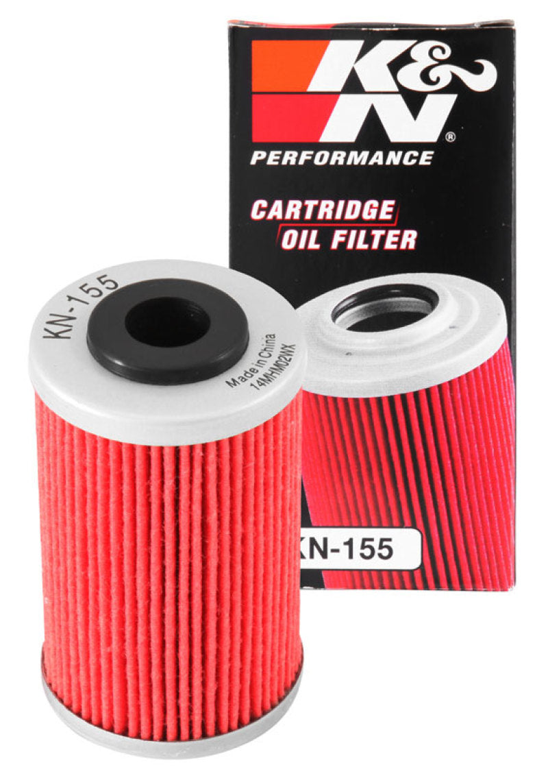 K&N KTM / Husaberg / Betamotor / Polaris 1.625in OD x 0.438in ID x 2.719in H Oil Filter KN-155