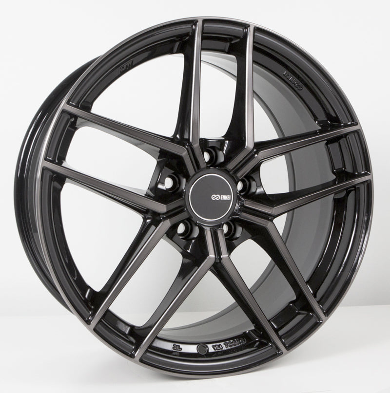 Enkei TY5 18x9.5 5x120 35mm Offset 72.6mm Bore Pearl Black Wheel 498-895-1235MBM