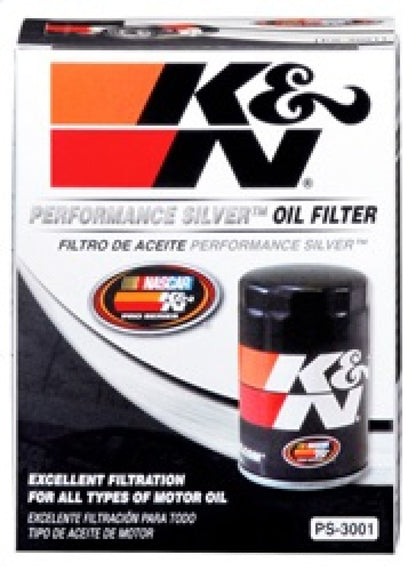 K&N Oil Filter for Ford/Audi/VW/Toyota/Mercury/Mazda/Nissan/Dodge/Lincoln/Volvo 3.656in OD PS-3001