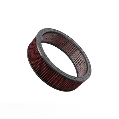 K&N Replacement Drop In Air Filter - 14in OD / 12in ID / 4in H w/ Wire E-3750