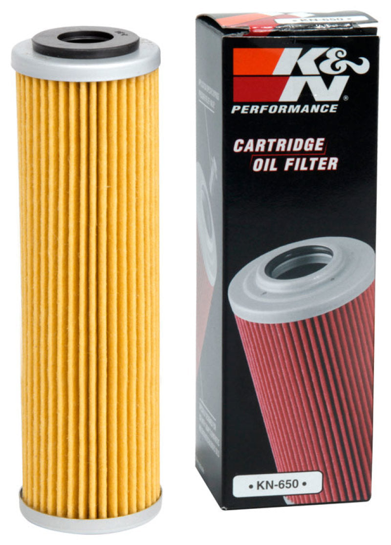 K&N 1.625in OD x 5.05in H Oil Filter KN-650