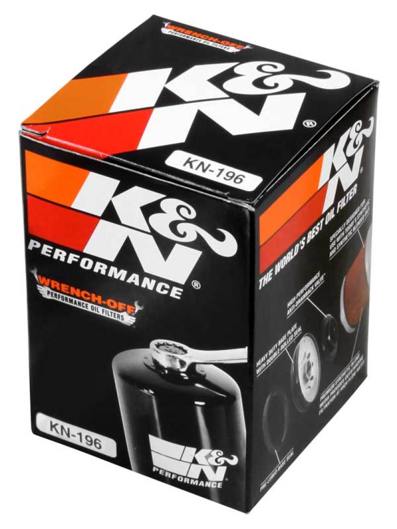 K&N Polaris 2.688in OD x 3.813in H Oil Filter KN-196