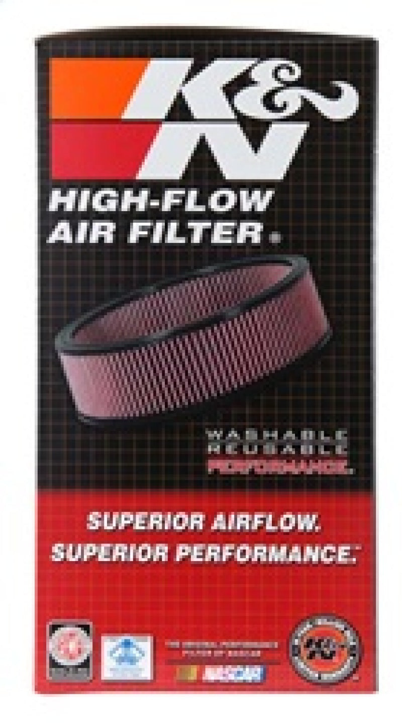 K&N Replacement Air Filter Round 11in OD 9-1/4in ID 6in H E-3690