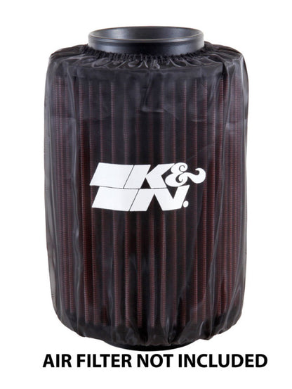 K&N Air Filter Wrap Drycharger - Round Straight - Black for Polaris Ranger PL-8007DK
