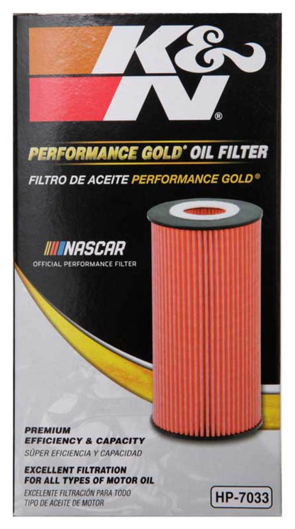 K&N Performance Oil Filter for 04-15 Mercedes Benz HP-7033