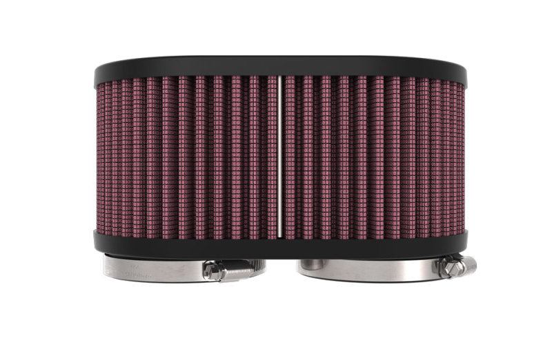 K&N 2-1/8in DUAL FLG 6-1/4 X 4inOD 3inH Universal Clamp-On Air Filter RU-3510