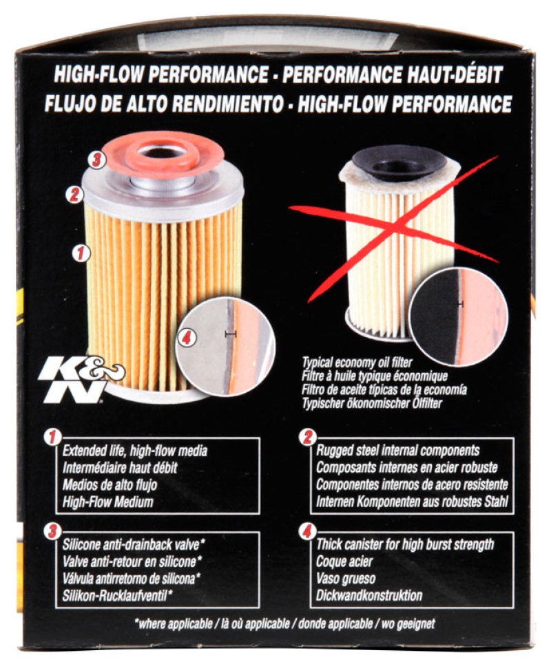 K&N Oil Filter OIL FILTER; AUTOMOTIVE HP-2007