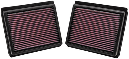 K&N Replacement Air Filter INFINITI M35 3.5L V6; 09-10 (2 PER BOX) 33-2440