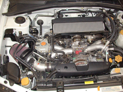 K&N 04-06 Subaru Forester XT F4-2.5L Silver Typhoon Short Ram Intake 69-8002TS