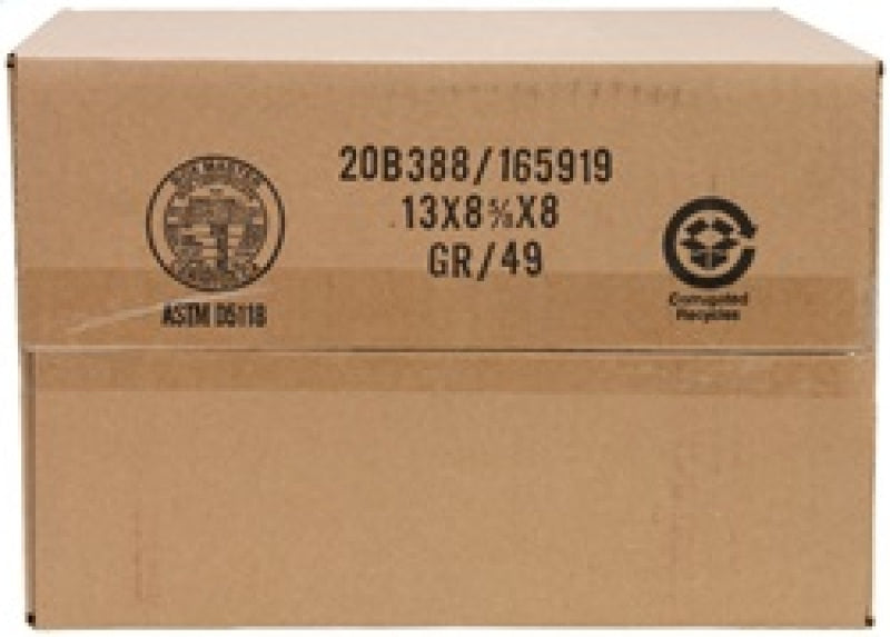 K&N Filter Univ Air Filter Carb Fib T/B 3-1/2in FLG OD / 12x6in B / 9-15/16x3-15/16in T / 6in H RP-5182
