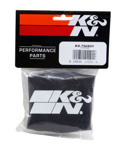 K&N Air Filter Wrap Drycharger KA-7508 Black KA-7508DK