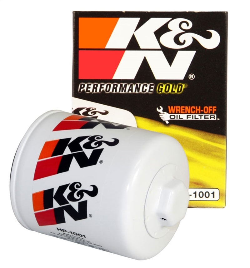 K&N Chevy / Pontiac / GMC / Buick Performance Gold Oil Filter HP-1001