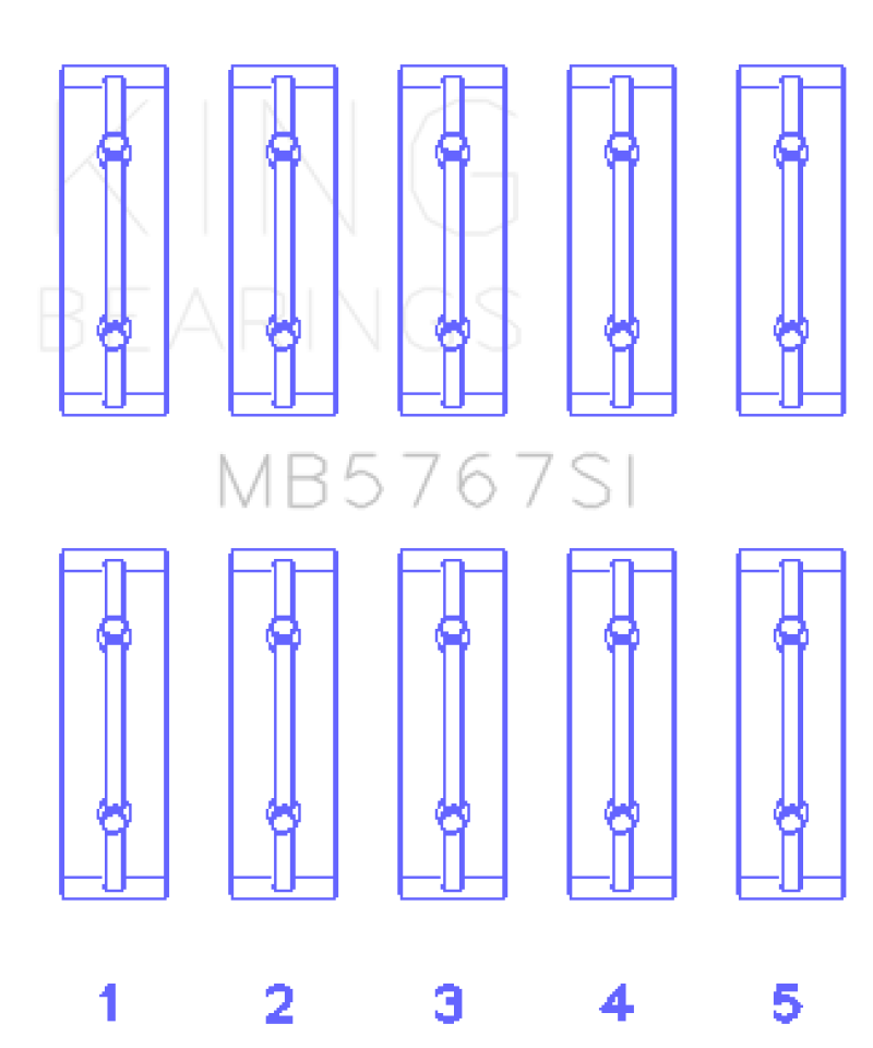King SI-Series Main Bearings MB5767SI