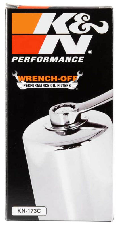 K&N Oil Filter 80-98 Harley Davidson FXB/FXD?FXDB/FXDC/FXDL/FXDS/FXDWG - 3in OD x 5.969in Height KN-173C