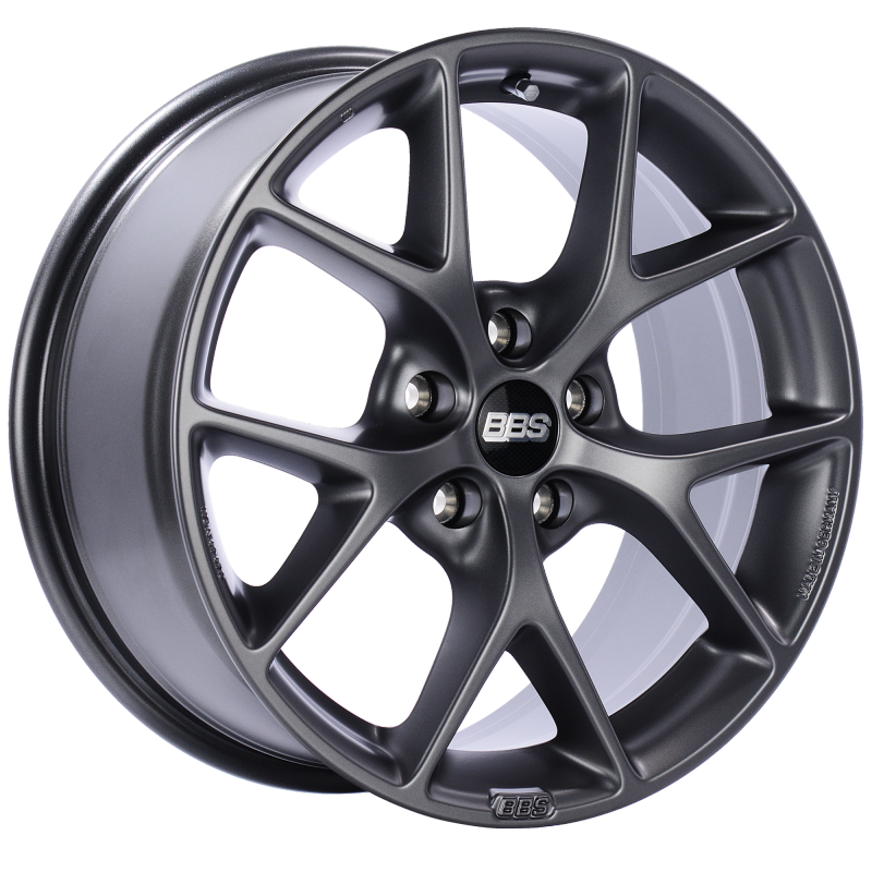 BBS SR 17x8 5x112 ET42 Satin Grey Wheel -82mm PFS/Clip Required SR002SG