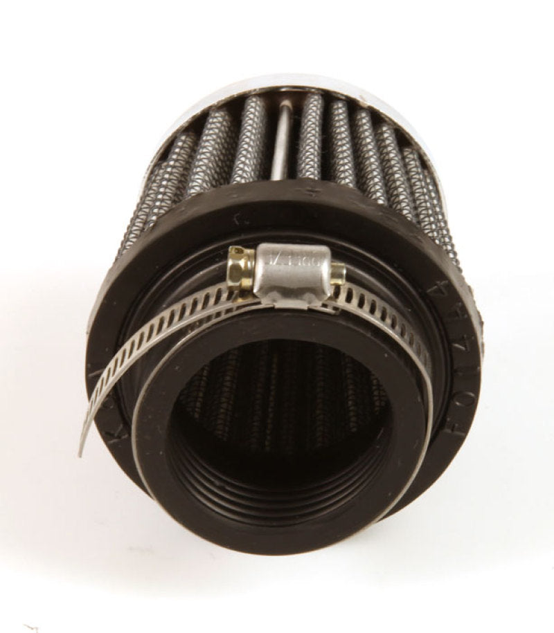 K&N Universal Chrome Filter 1 3/8 inch FLG / 2 1/2 inch Base / 2 inch Top / 2 1/4 inch Height RC-0790