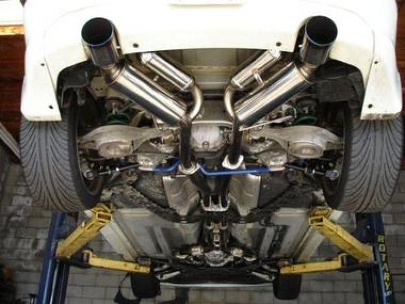 HKS 03-07 G35 Dual Hi-Power Titanium Tip Catback Exhaust 32009-BN002
