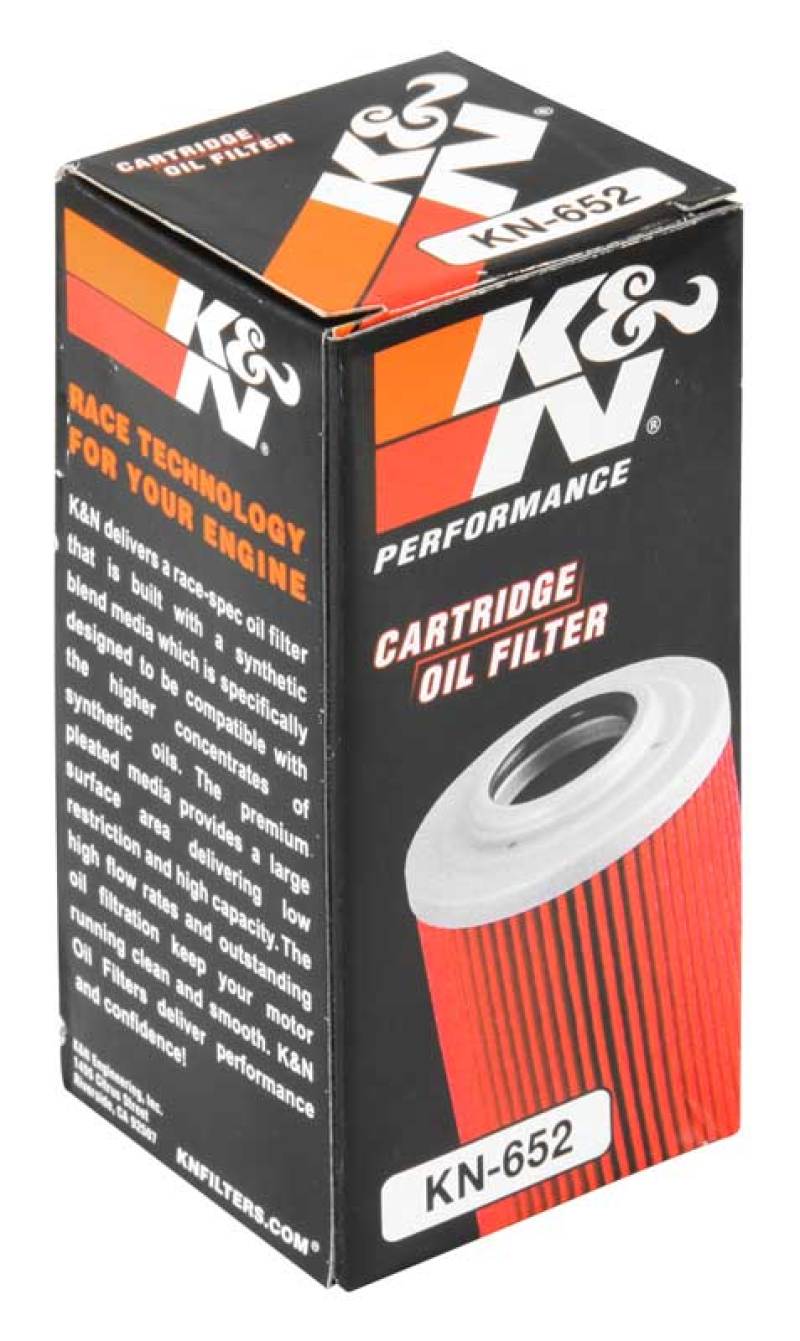 K&N 1.313in OD x 3.438in H Oil Filter KN-652