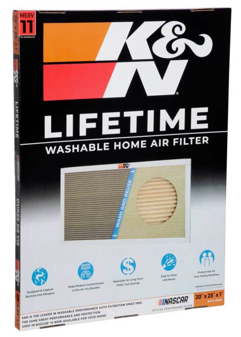 K&N HVAC Filter - 20 x 25 x 1 HVC-12025