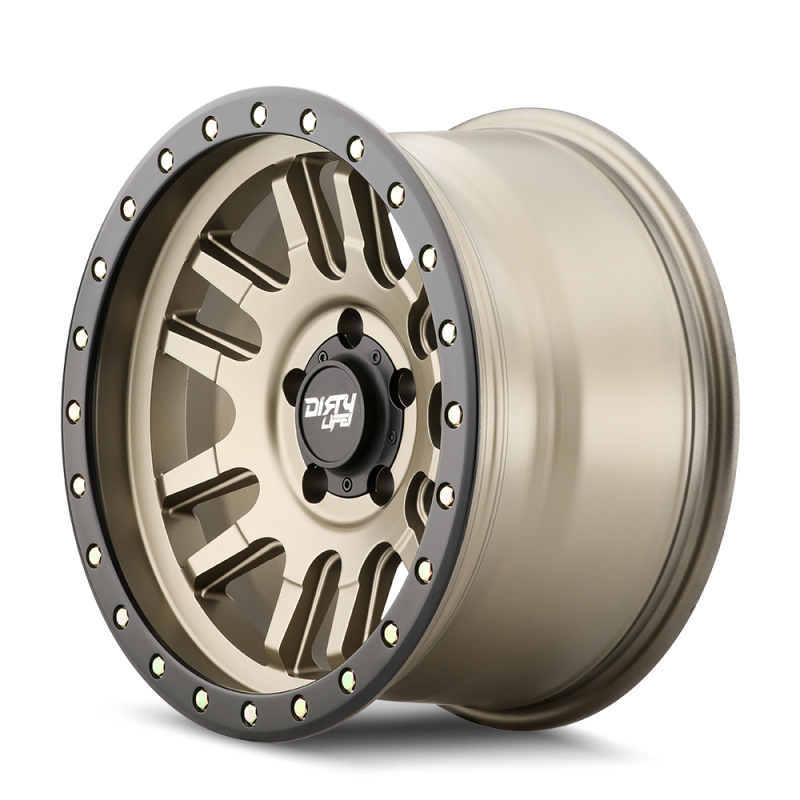 Dirty Life Wheels 9309 Canyon Pro Street Series Satin Gold Wheels 9309-7973MGD38