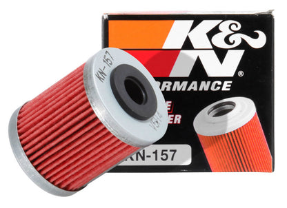 K&N Oil Filter 1.625in OD x 2.063in H for 99-07 KTM 250/400/450/520/525/540/625/660/690 (2nd Filter) KN-157
