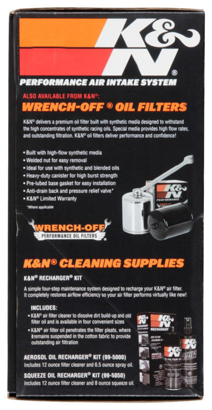 K&N Street Metal Intake System 2017 Harley Davidson Shaker Black H/D Touring Models RK-3956