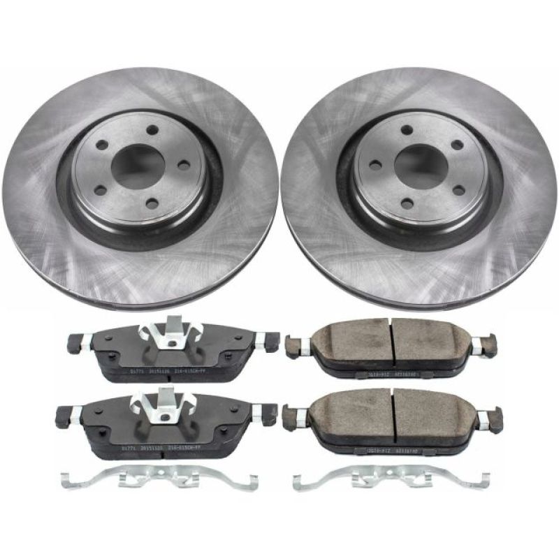PowerStop Z17 Front Autospec Brake Kit w/Calipers | Camaro/Firebird (98-02) (KCOE1547)