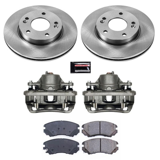 Power Stop Z17 Evolution Plus Stock Replacement Brake Kits with Calipers KCOE6309