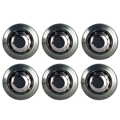 BLOX Racing New Fender Washers Kit M6 12pt - 6pc Large Diameter Gun Metal BXAC-00311-GM
