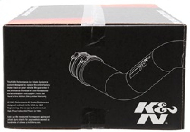 K&N 06-10 Toyota Yaris L4-1.5L Flat Black Typhoon Short Ram Intake 69-8612TFK