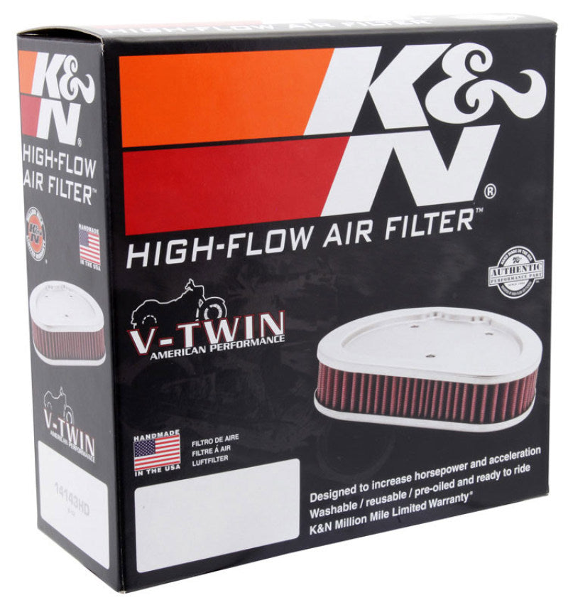 K&N 99-01 Harley-Davidson Twin Cam F/I Air Filter HD-8899