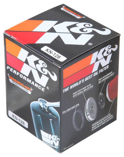 K&N Kawasaki 2.688in OD x 2.781in H Oil Filter KN-128