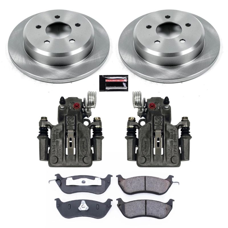 Power Stop Z17 Evolution Plus Stock Replacement Brake Kits with Calipers KCOE1331