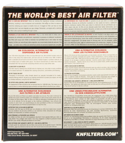 K&N Custom Air Filter - Round 6.25in OD 5.25in ID 4in H E-3344
