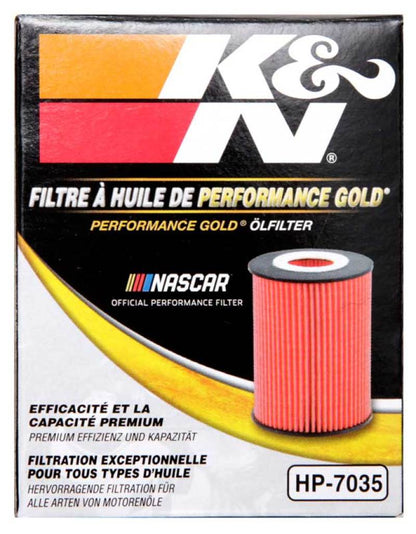 K&N Performance Oil Filter for 15-16 Hyundai Genesis Sedan 3.8L V6 HP-7035