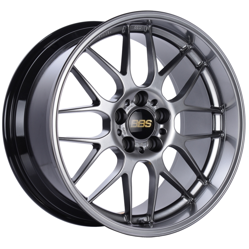 BBS RG-R 18x8.5 5x120 ET13 Diamond Black Wheel -82mm PFS/Clip Required RG737HDBK