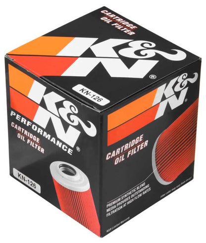 K&N Kawasaki 3.156in OD x 3.25in H Oil Filter KN-126