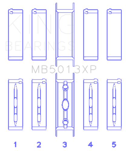 King XP-Series Main Bearings MB5013XP001