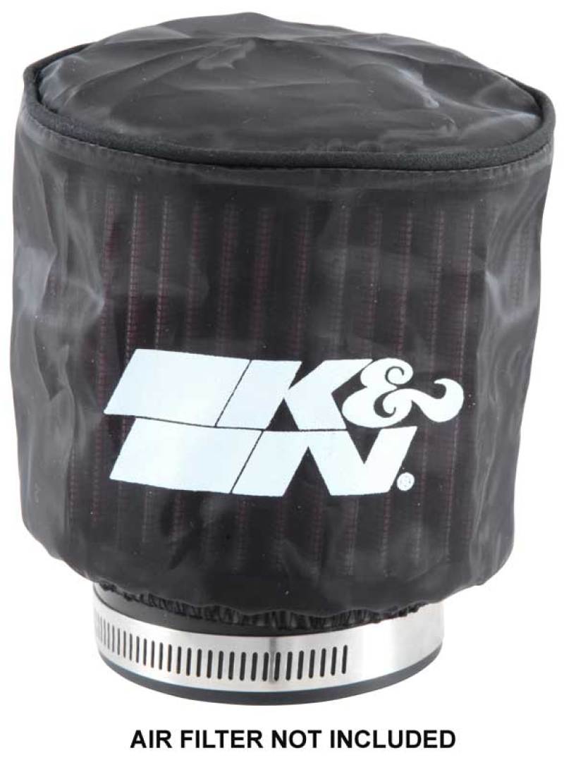 K&N Black DryCharger Round Straight Air Filter Wrap 4.5in ID x 4in H RB-0900DK