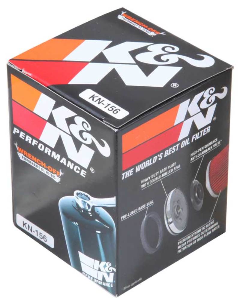 K&N KTM 400/620/625/640/660 2.688in OD x 3.438in H Oil Filter KN-156