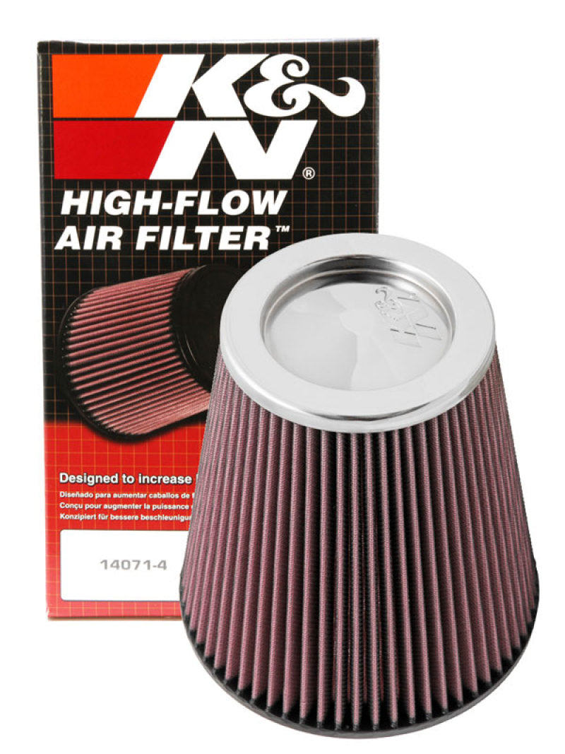 K&N Round Tapered Universal Air Filter 6 inch Flange 7 1/2 inch Base 5 inch Top 7 1/2 inch Height RF-1041