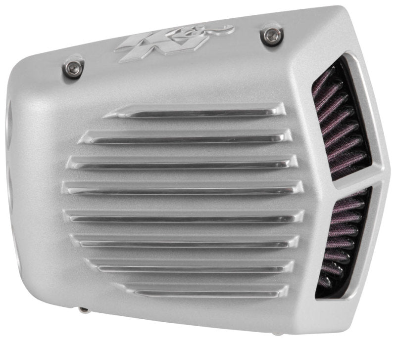 K&N Street Metal Intake System 01-16 Harley Davidson Shaker Silver H/D Softail/Dyna Fl RK-3950S