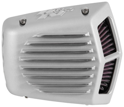 K&N Street Metal Intake System 01-16 Harley Davidson Shaker Silver H/D Softail/Dyna Fl RK-3950S
